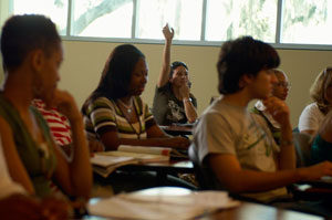 Students in classroom